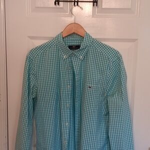 Vineyard vines blue checkered shirt
